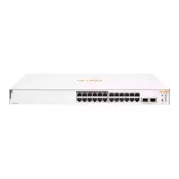 HPE Aruba Instant On 1830 24G 12p Class4 PoE 2SFP 195W Switch - Commutateur - intelligent - 12 x 10 - 100... (JL813AABB)_2